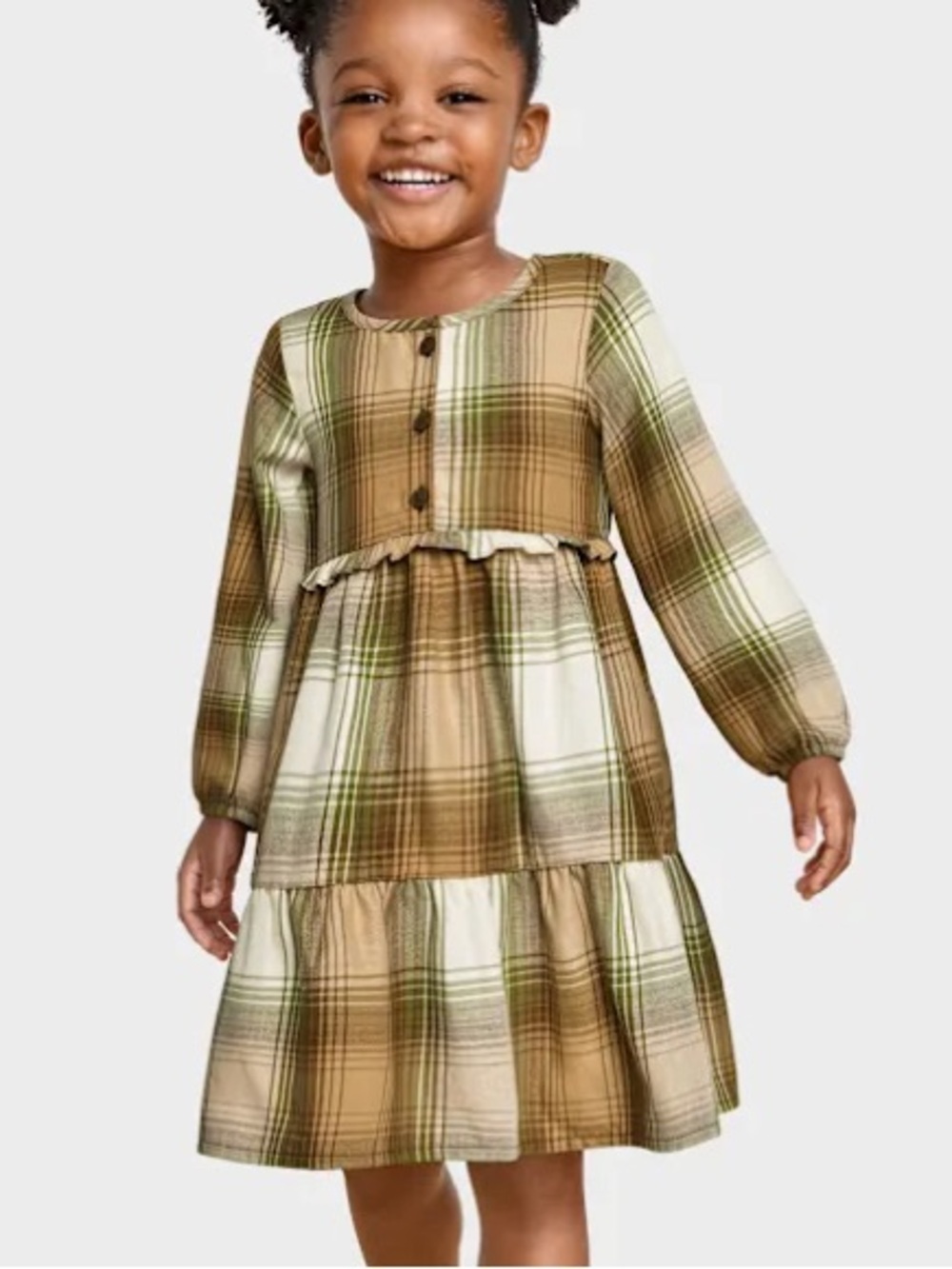 NWT girls plaid dress
